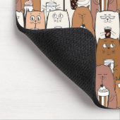 Tapis De Souris Chats cool à café Mousepad (Coin)