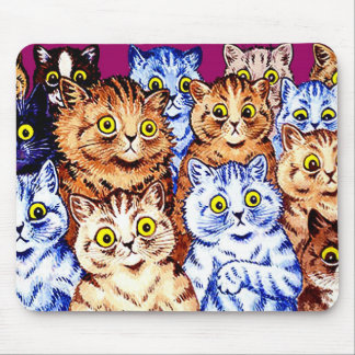 Tapis De Souris Chats cool par Louis Wain