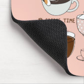 Tapis De Souris Chats dans des Tasses à Café (Coin)