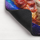 Tapis De Souris Chats dans la pizza spatiale (Coin)