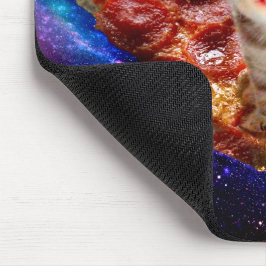 Tapis De Souris Chats dans la pizza spatiale (Coin)