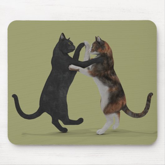 Tapis De Souris Chats dansants (Devant)