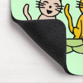 Tapis De Souris Chats de chant T-shirts et cadeaux (Coin)