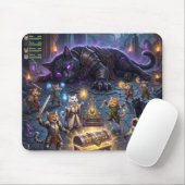 Tapis De Souris Chats de combat de boss de jeu vidéo Guild Downs B (Avec souris)