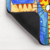 Tapis De Souris Chats de couleur - Mousepad (Coin)