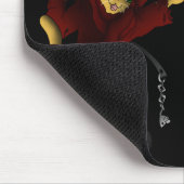 Tapis De Souris Chats de faucheuse rouge et bleue (Coin)