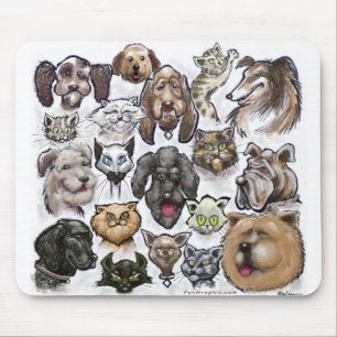 Tapis De Souris Chats et chiens