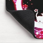 Tapis De Souris Chats funky dans Moon Garden (Coin)