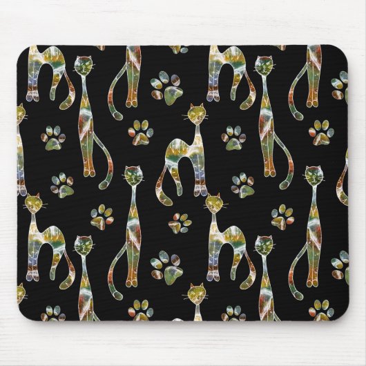 Tapis De Souris Chats mignons (Devant)