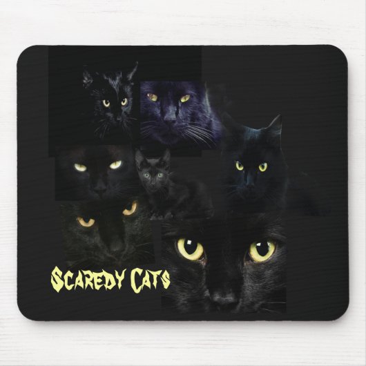 Tapis De Souris Chats Mousepad de Scaredy (Devant)