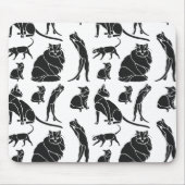 Tapis De Souris Chats noirs (Devant)