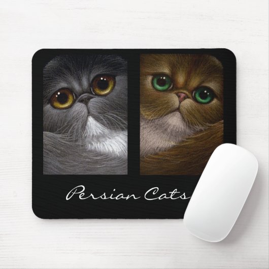 Tapis De Souris CHATS PERSANS Mousepad (Avec souris)