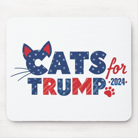 Tapis De Souris Chats pour Trump mousepad 2024 (Devant)