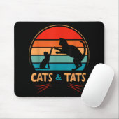 Tapis De Souris Chats & Tats - Chat  (Avec souris)