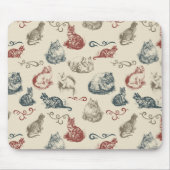 Tapis De Souris Chats vintages (Devant)