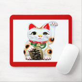 Tapis De Souris Chatte Beckoning (Avec souris)