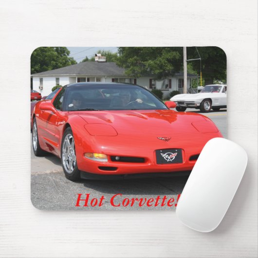 Tapis de souris chaud 6 de Corvette (Avec souris)