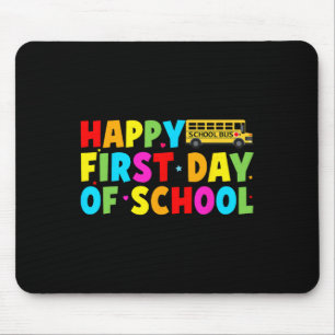 Tapis De Souris Chauffeur de bus de rentrée scolaire Bienvenue