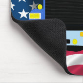 Tapis De Souris Chauffeur de camion Mousepad avec le drapeau et (Coin)