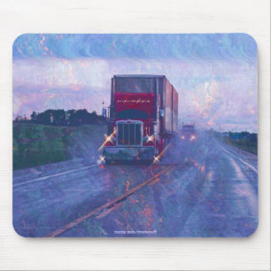 Tapis De Souris Chauffeurs de camion Mousepad de transport routier