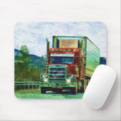 Tapis De Souris Chauffeurs de camion Mousepad de transport routier (Avec souris)