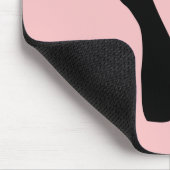 Tapis De Souris Chaussure à pointe de ballon noir (Coin)