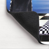 Tapis De Souris Chaussure conçue Mousepad-Checkered (Coin)