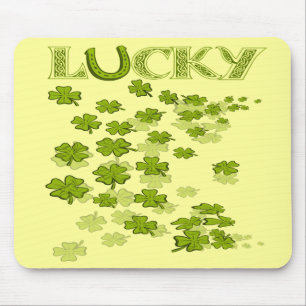 Tapis De Souris Chaussure Lucky Shamrocks