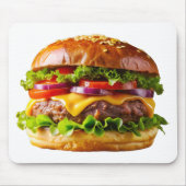 Tapis De Souris ChaussureHabille hamburger empilé thic (Devant)
