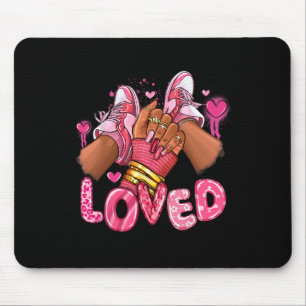 Tapis De Souris Chaussures Afro pour la Saint-Valentin aimées Femm
