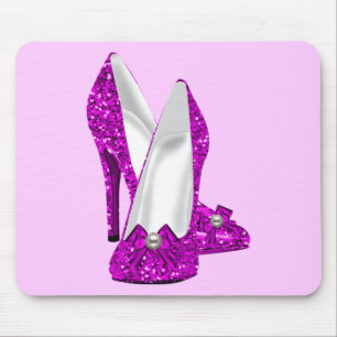 Tapis De Souris Chaussures haute talon Stileto Parties scintillant