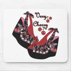 Tapis De Souris Chaussures RAB Rockabilly Very Cherry