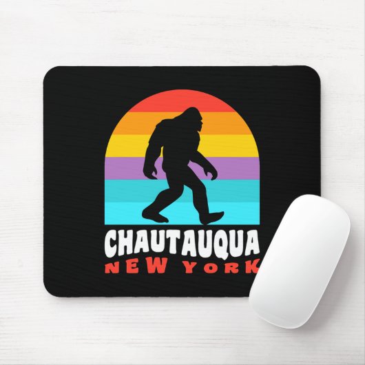 Tapis De Souris Chautauqua Lake New York Ny Retro T Shirt (Avec souris)