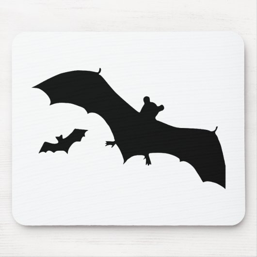 Tapis De Souris Chauves-souris d'Halloween (Devant)