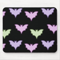Chauves-souris violet rose néon coloré Halloween