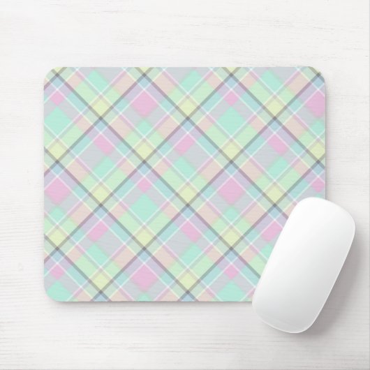 Tapis De Souris Checkered pattern of caramel colors. (Avec souris)