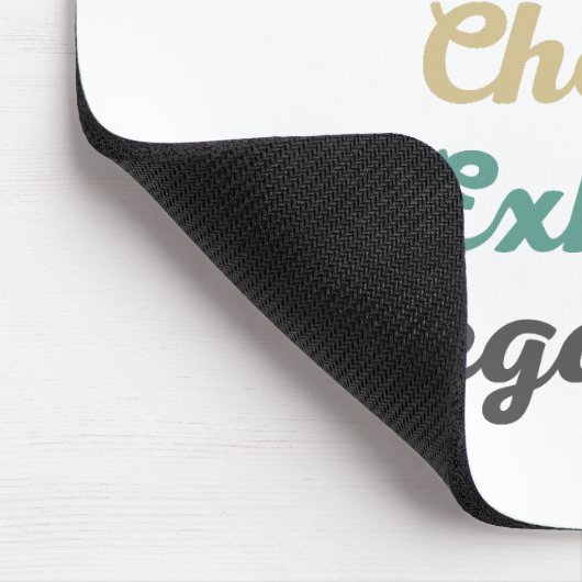 Tapis De Souris Cheddar Inhale Fromage Exhale Négativité (Coin)