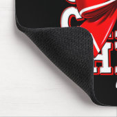 Tapis De Souris Cheer Mom Cheerleader Bow Biggest Fan Red Team  (Coin)