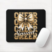 Tapis De Souris Cheer Squad Gold Funny Srt Cheerleader Cheerleadin (Avec souris)