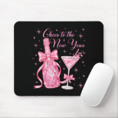 Tapis De Souris Cheer To The New Year Happy New Year 2026 Countdow (Avec souris)