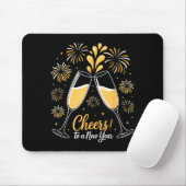 Tapis De Souris Cheers To A New Year Eve Party Countdown Happy New (Avec souris)