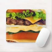Tapis De Souris Cheeseburger (Avec souris)