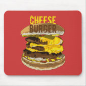 Tapis De Souris Cheeseburger Mousepad (Devant)