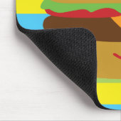 Tapis De Souris Cheeseburger rétro (Coin)