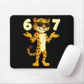 Tapis De Souris Cheetah 67 Meme Funny Kids Teens Gen Alpha Slang 6 (Avec souris)