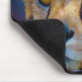 Tapis De Souris Cheetah Big Cat Wildlife Art Mousepad (Coin)