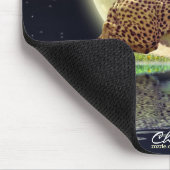 Tapis De Souris Cheetah & Moon Big Cat Wildlife Art Mousepad (Coin)