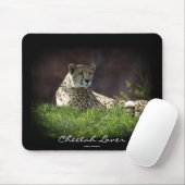Tapis De Souris Cheetah Wild Chat Animal-Lover Mousepad (Avec souris)
