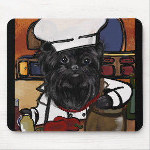 Tapis De Souris Chef Affenpinscher
