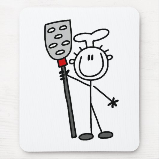 Tapis De Souris Chef avec la spatule (Devant)